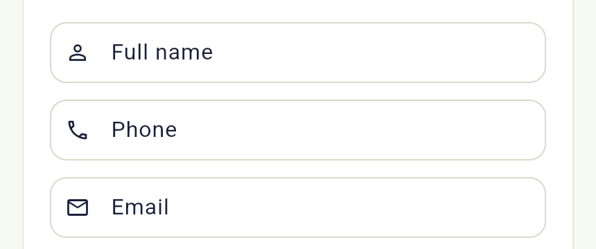 Top of the PlanMyPickle Create your account form: a Full name field, a Phone field, and an Email field, all empty.